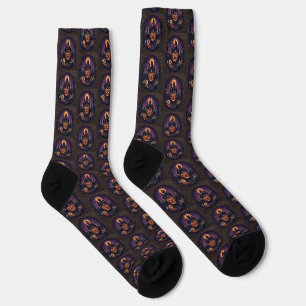 Chaussette Chaussettes d'Halloween Manoir Hanté