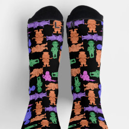 Chaussette Chaussettes d'impression toutes-dessus pour hommes