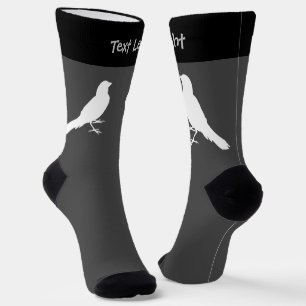 Chaussette Chaussettes d'oiseaux des Canaries debout