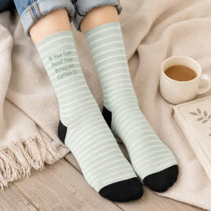 Chaussette Chaussettes drôles pour amateur de café – « Si vou