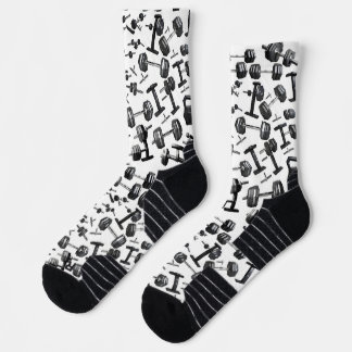 Chaussette Chaussettes Dumbbell Barbell