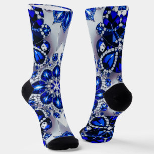 Chaussette Chaussettes durables pour femmes aux couleurs Bleu