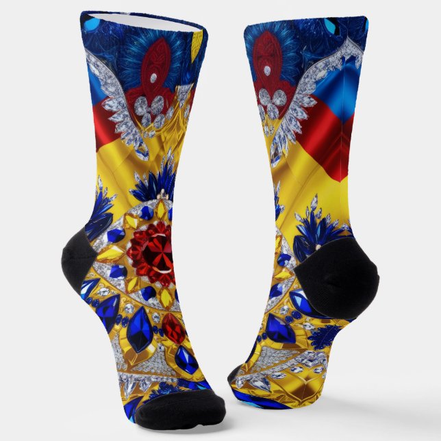 Chaussette Chaussettes durables pour hommes avec des couleurs (Angulaire)