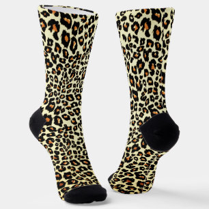 Chaussette Chaussettes Empreintes de léopard Chaussettes Fous