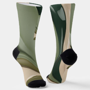 Chaussette Chaussettes en graphisme abstrait élégant