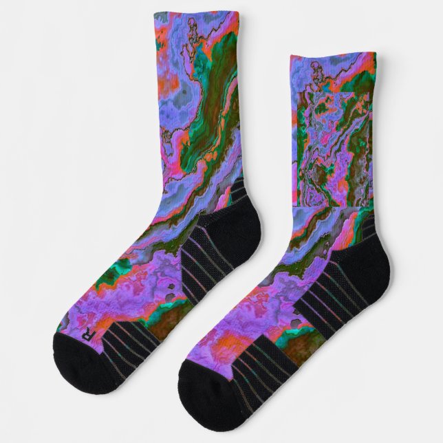 Chaussette Chaussettes en marbre aigre (Gauche)
