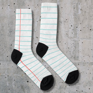 Chaussette Chaussettes folles papier de note doublé