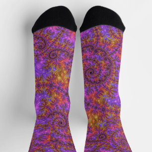 Chaussette Chaussettes fractales vibrantes