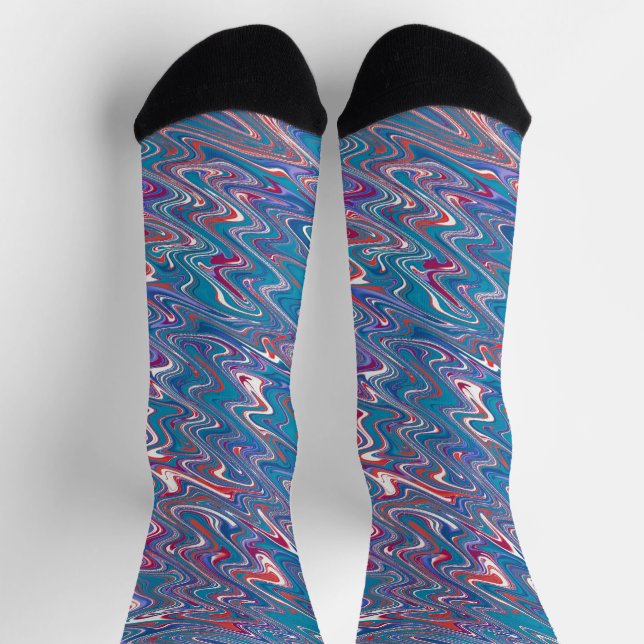Chaussette Chaussettes Funky Waves (Haut)