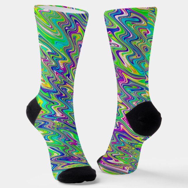 Chaussette Chaussettes Funky Waves (Angulaire)