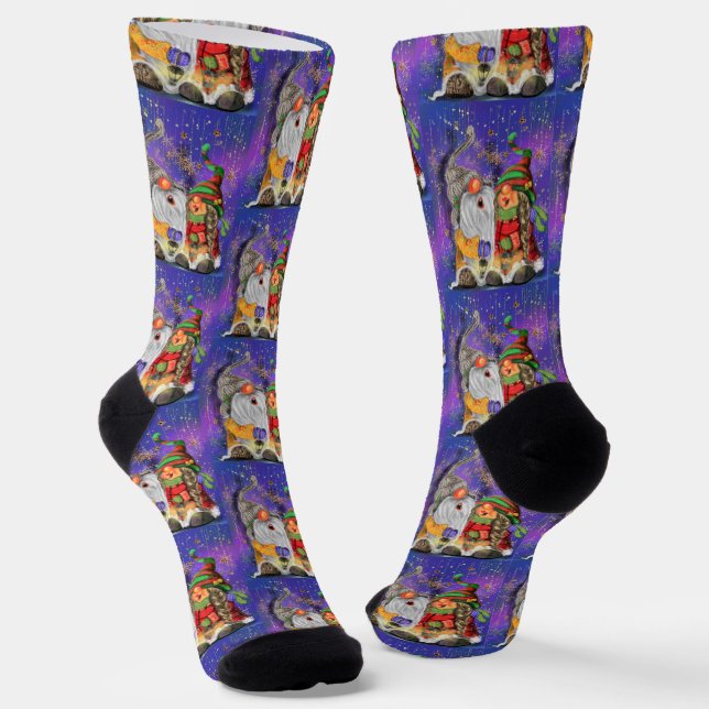 Chaussette Chaussettes Gnome de Noël (Angulaire)