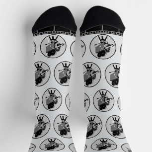 Chaussette Chaussettes Graphiques "Appareil Photo CINÉMATOGRA