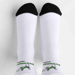 Chaussette Chaussettes Grasshopper Bleues - Amusants, Gras