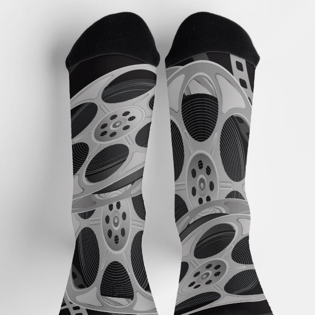 Chaussette Chaussettes gris "CINEMA Reels" (Haut)