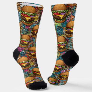 Chaussette Chaussettes hamburger pour hommes