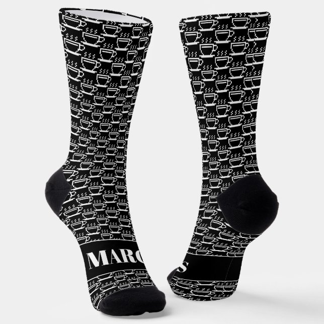 Chaussette Chaussettes homme personnalisées avec motif de tas (Angulaire)