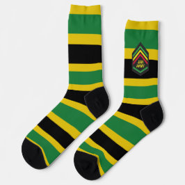 Chaussette Chaussettes Jamaica Jah Army Rasta Reggae Roots