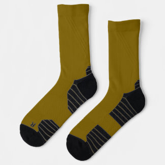 Chaussette chaussettes jaunes moutarde hautes aux genoux