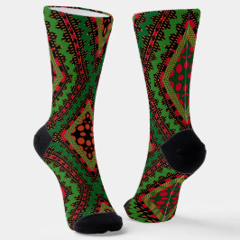 Chaussette Chaussettes Kente Colorées Afro Pop