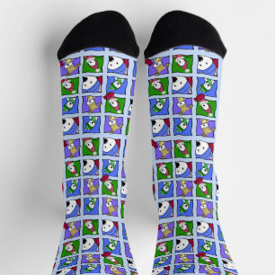 Chaussette Chaussettes KiniArt Winter Westies