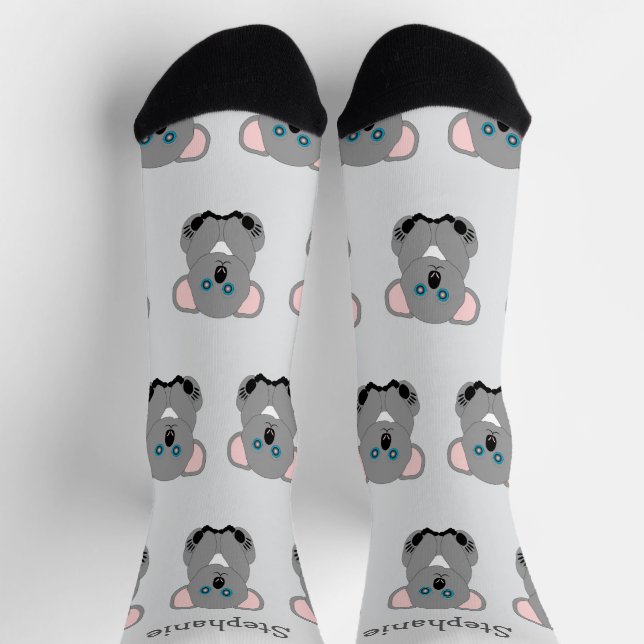 Chaussette Chaussettes Koala Conception de l'ours (Haut)