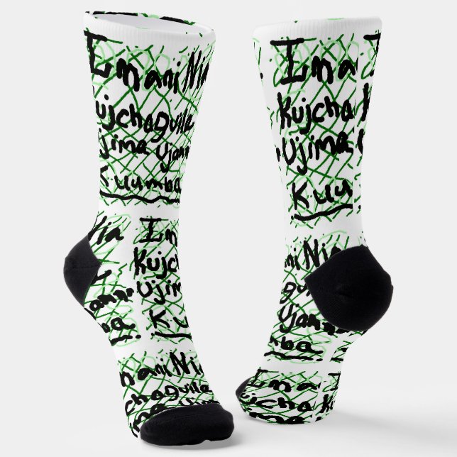 Chaussette Chaussettes - Kwanzaa #1 (Angulaire)