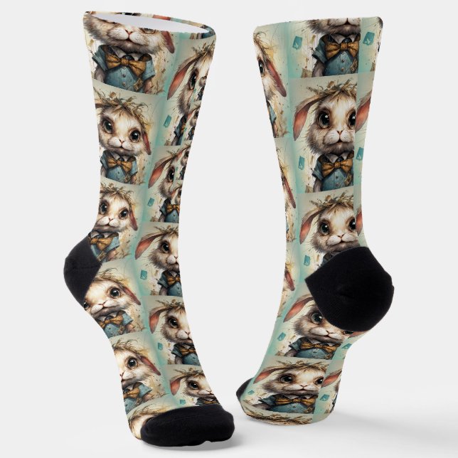 Chaussette Chaussettes lapins adorables (Angulaire)