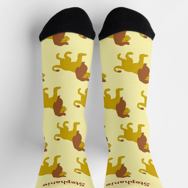 Chaussette Chaussettes Lion Design (Haut)