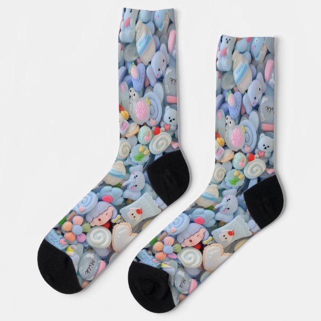 Chaussette Chaussettes mi-mollet (Gauche)