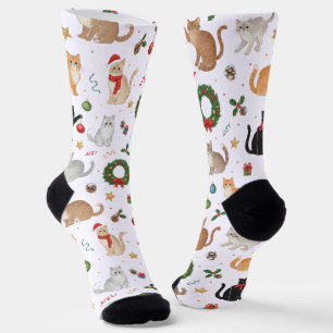 Chaussette Chaussettes Mignonnes Kawaii Chats et Décorations