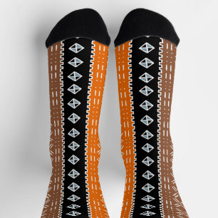 Chaussette Chaussettes Modernes en Mudcloth Afro Pop