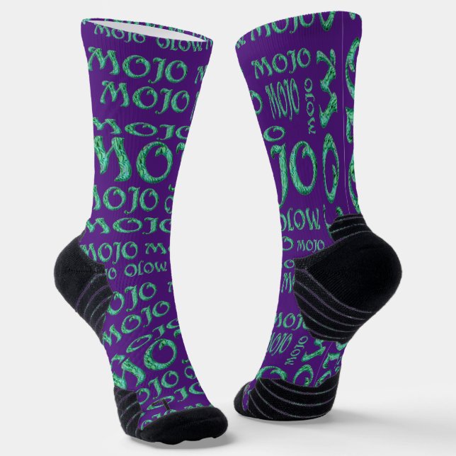 Chaussette Chaussettes mojo violet haute performance (Angulaire)