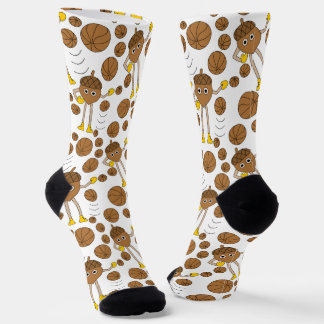 Chaussette Chaussettes Motif de basket-ball
