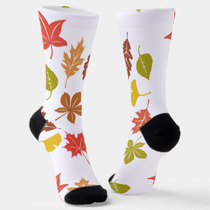 Chaussette Chaussettes Motif feuille