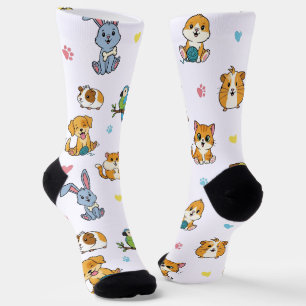 Chaussette Chaussettes Motif pour animaux de compagnie de des