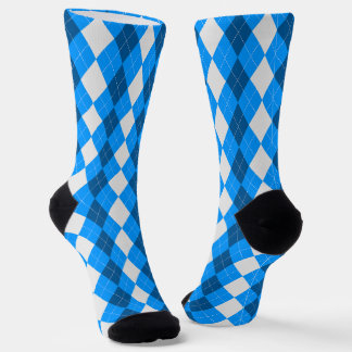 Chaussette Chaussettes Motifs AQUA & Jacquard BLEUE OCÉAN