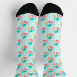 Chaussette Chaussettes Motifs Cute Popsicles