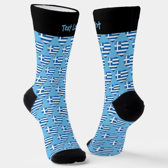 Chaussette Chaussettes Motifs du pavillon grec (Angulaire)