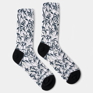 Chaussette Chaussettes Motifs en bambou noir