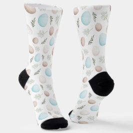 Chaussette Chaussettes Motifs Monogrammes OEufs de Pâques mig