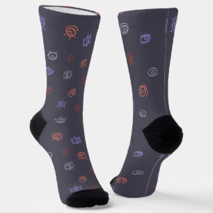 Chaussette Chaussettes Motifs pour yeux maléfiques