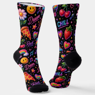Chaussette Chaussettes Néon Zoynk 0047480