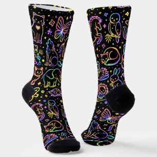 Chaussette Chaussettes Néon Zoynk 0047484