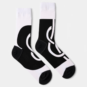 Chaussette Chaussettes - noir et blanc