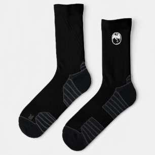 Chaussette Chaussettes noir haute performance Dragon blanc
