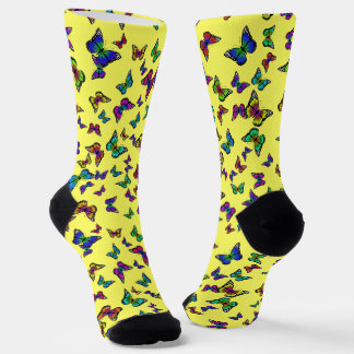 Chaussette Chaussettes Papillon Colorées