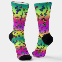 Chaussettes Papillon Colorées