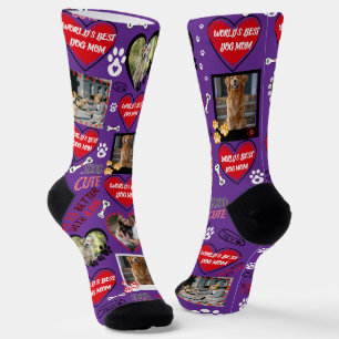 Chaussette Chaussettes personnalisées au visage de chien, Pho