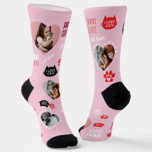 Chaussette Chaussettes personnalisées pour chat - Cadeau pour