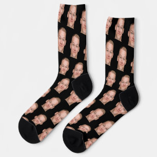 Chaussette Chaussettes photo personnalisées amusantes